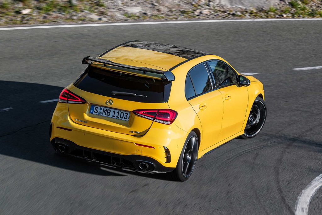 Mercedes A35 AMG Yellow